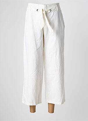 Pantalon drept alb ESPRIT femeie
