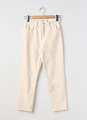 Blugi cu croială dreaptă alb ONLY femeie