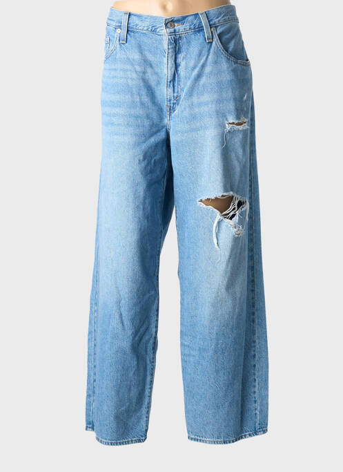 Blugi cu croială dreaptă albastru LEVIS femeie