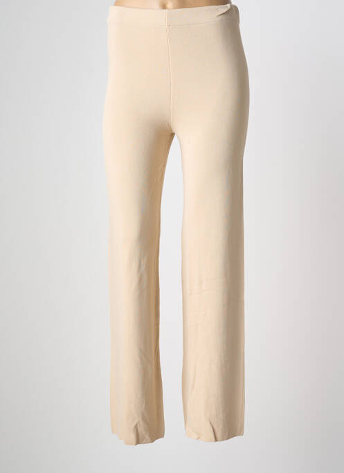 Pantalon drept bej VICOLO femeie