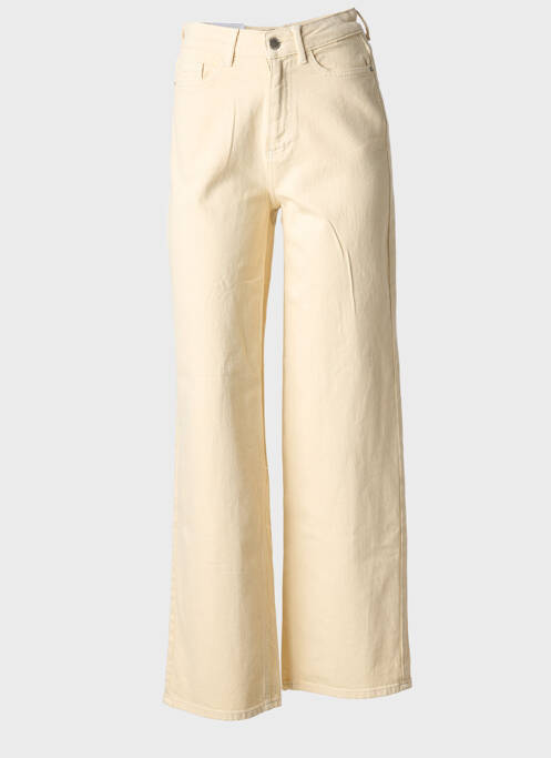 Blugi cu croială largă bej VILA femeie