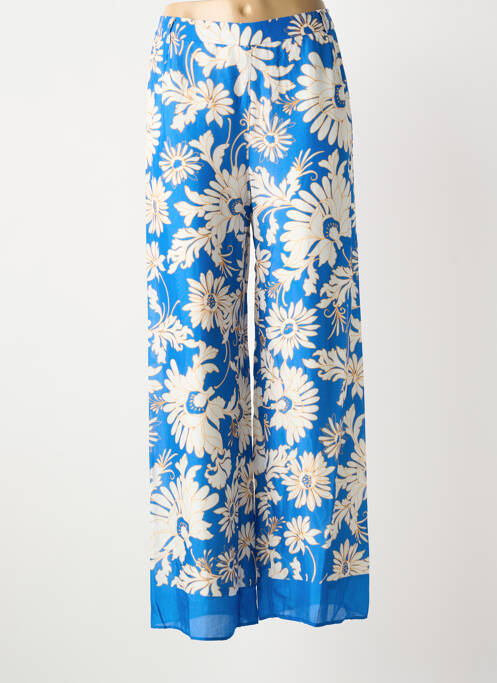 Pantalon evazat albastru ATMOSFASHION femeie