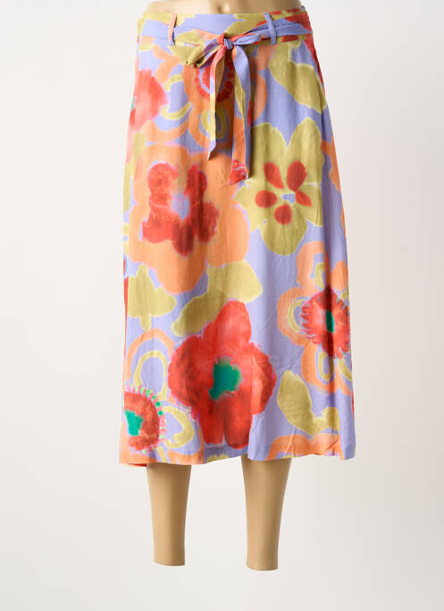 Fustă scurtă portocaliu TERRE BLEUE femeie