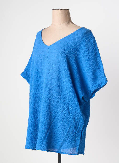 Top albastru TERRA DI SIENA femeie