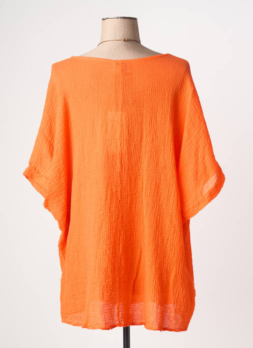 Tunică mâneci scurte portocaliu TERRA DI SIENA femeie