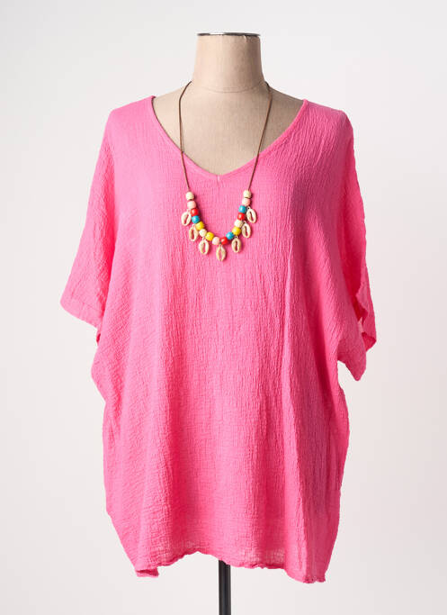 Tunică mâneci scurte violet TERRA DI SIENA femeie