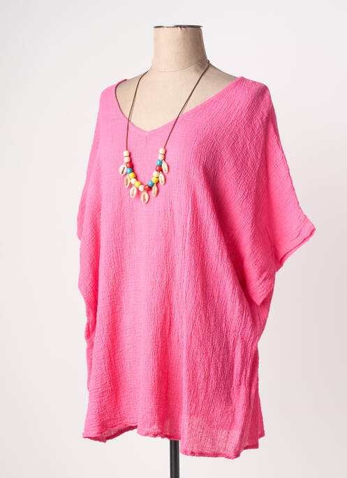 Tunică mâneci scurte violet TERRA DI SIENA femeie