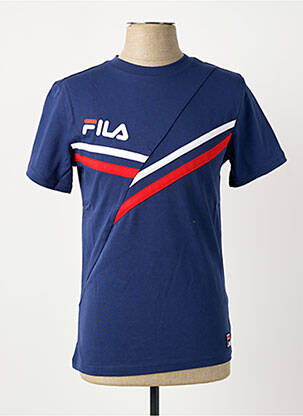 Tricou guler rotund albastru FILA bărbat