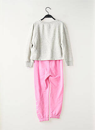 Set sportiv guler rotund multicolor NIKE fată