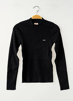 Hanorac guler rotund negru LEVI'S femeie