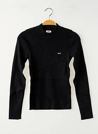 Hanorac guler rotund negru LEVIS femme