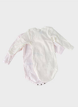 Body de lenjerie guler rotund multicolor PETIT BATEAU copil