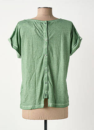 Tricou guler rotund verde ROXY femme