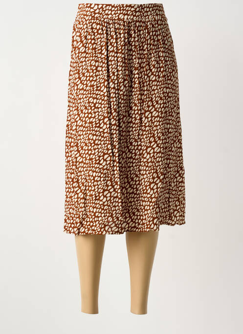 Fustă midi maro CAROLL femeie