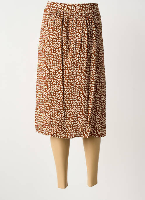 Fustă midi maro CAROLL femeie