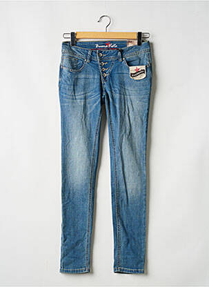 Blugi skinny albastru BUENA VISTA femeie