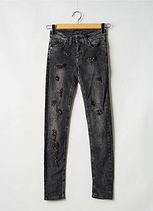 Blugi cu croială slim negru ASTRID BLACK LABEL femme