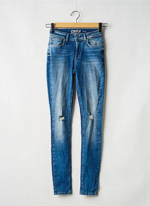 Blugi skinny albastru ONLY femeie