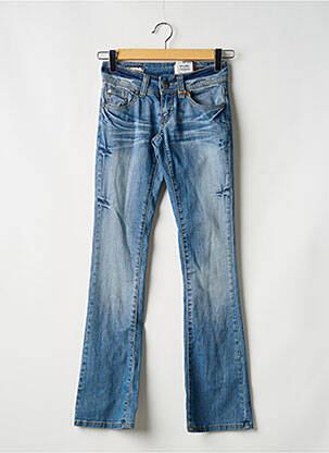 Blugi bootcut albastru GET INFECTED femeie