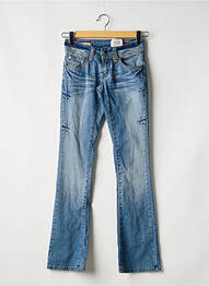 Blugi bootcut albastru GET INFECTED femme