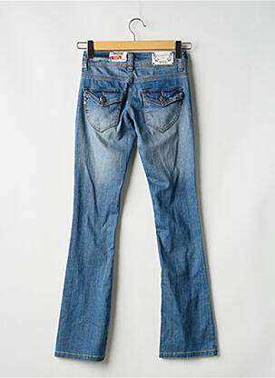 Blugi bootcut albastru GET INFECTED femeie