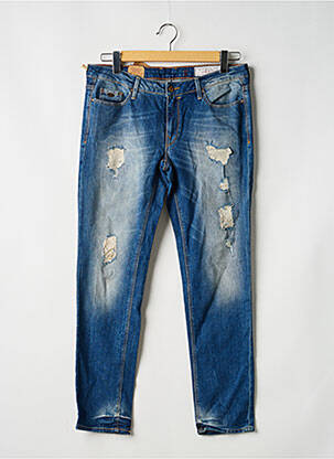 Blugi cu croială dreaptă albastru EDC femme