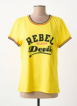 Tricou galben ZEB STYLE LAB  femeie