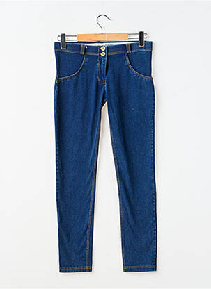 Blugi skinny albastru FREDDY femeie