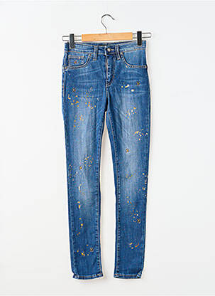 Blugi skinny albastru ASTRID BLACK LABEL femeie