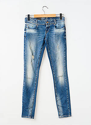 Blugi skinny albastru ONLY femeie