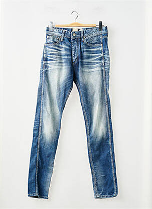 Blugi cu croială slim albastru JACK & JONES bărbat