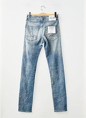 Blugi cu croială slim albastru JACK & JONES bărbat