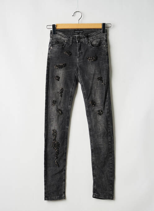 Blugi cu croială slim negru ASTRID BLACK LABEL femme