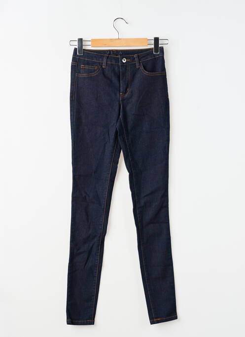 Blugi cu croială slim albastru VILA femme