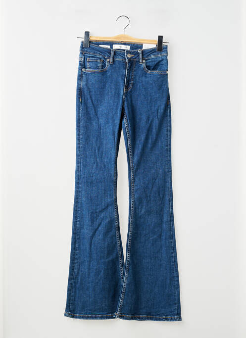 Blugi cu croială evazată albastru MANGO femme