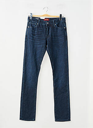 Blugi cu croială slim albastru JACK & JONES bărbat