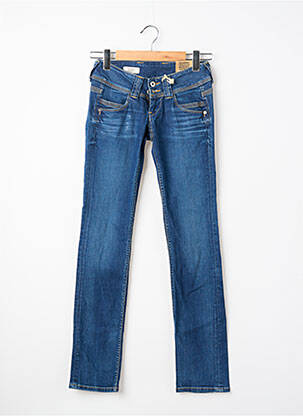 Blugi cu croială dreaptă albastru PEPE femeie