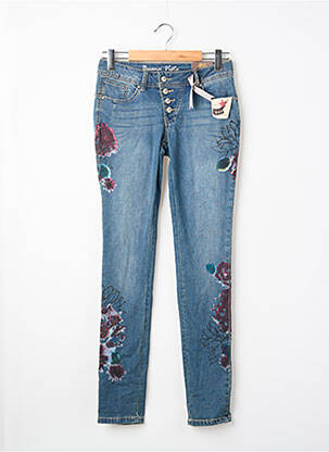 Blugi skinny albastru BUENA VISTA femeie