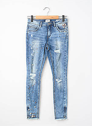 Blugi skinny albastru ONLY femeie