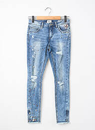 Blugi skinny albastru ONLY femeie