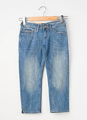 Pantalon trei sferturi albastru EDC femeie