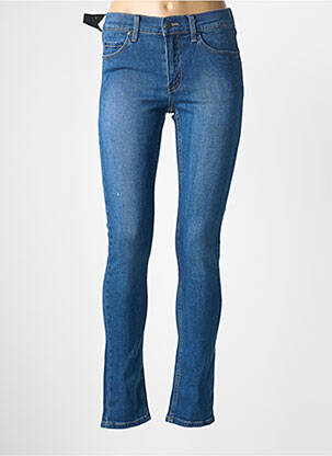 Blugi cu croială slim albastru CHEAP MONDAY bărbat