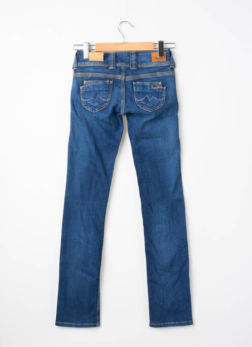 Blugi cu croială dreaptă albastru PEPE femeie