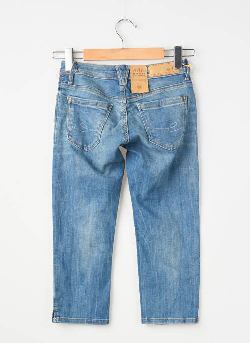 Pantalon trei sferturi albastru EDC femeie