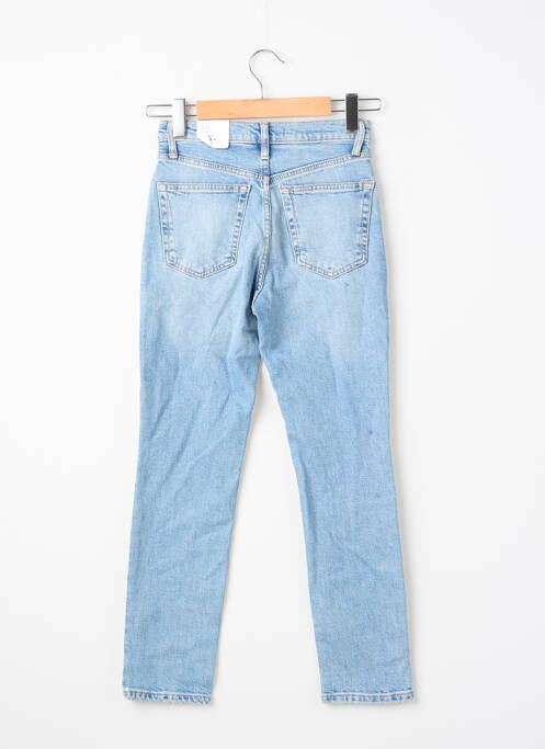 Blugi cu croială slim albastru MANGO femeie