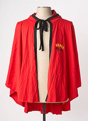 Poncho roșu ZEB STYLE LAB  femeie