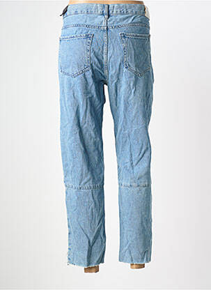 Pantalon trei sferturi albastru MANGO femeie