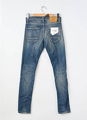 Blugi cu croială slim albastru JACK & JONES bărbat