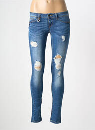 Blugi skinny albastru ONLY femeie