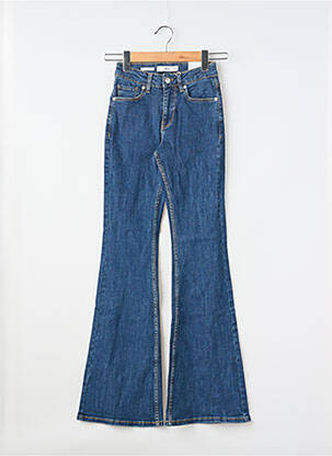 Blugi cu croială evazată albastru MANGO femeie